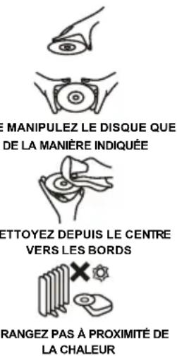 LENCO SCD1500 BT - Manipulation et entretien des disques - 1