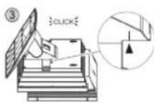 AEG MC 4414 CDMP3 - Plaatsen van de batterij/batterijen - 1