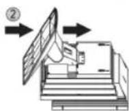 AEG MC 4414 CDMP3 - Montage van de standvoeten - 2