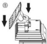 AEG MC 4414 CDMP3 - Assembling the Feet - 1