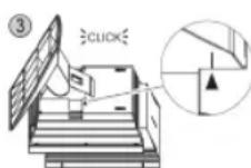 AEG MC 4414 CDMP3 - Remontage des pieds de support - 3