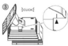 AEG MC 4414 CDMP3 - Einlagen der Batterien - 1