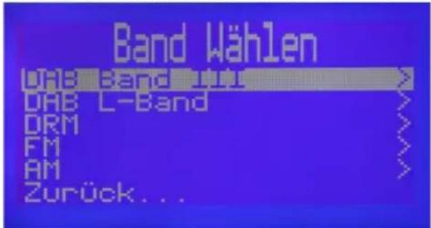 TECHNISAT Multyradio 1 - Band wahlen - 1