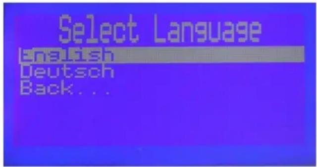 TECHNISAT Multyradio 1 - Sélection de la langue - 1