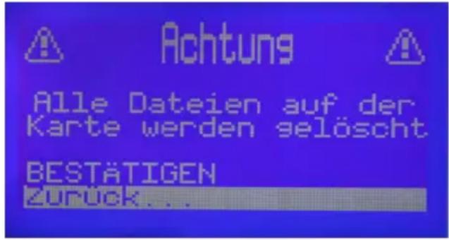 TECHNISAT Multyradio 1 - Karte formatieren - 1