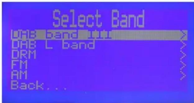 TECHNISAT Multyradio 1 - Selecting waveband - 1