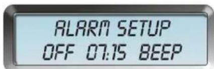 TANGENT Cinque DAB - Setting the alarm - 1