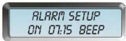 TANGENT Cinque DAB - Configurar la alarma - 1