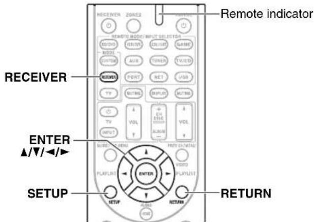 ONKYO HTR990 - Common Procedures in Setup Menu - 1