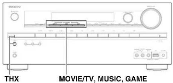 ONKYO HTR990 - Sélection des modes d'écoute - 2