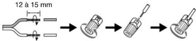 ONKYO HTR990 - ■Bornes d'enceinte à visser - 1