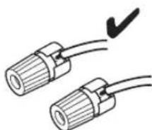 ONKYO HTR990 - Précautions concernant le branchement des enceintes - 2