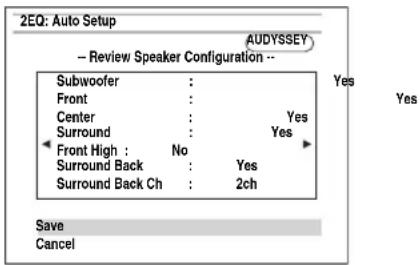 ONKYO HTR990 - Utilisez / pour selectionner une option, puis appuyez sur ENTER. - 1