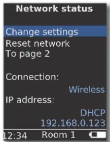 LOEWE Multiroom Receiver - Network status - 1