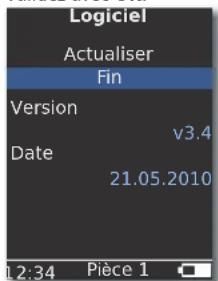 Logiciel Actualiser Fin Version v3.4 Date 21.05.2010 12:34 Pièce 1