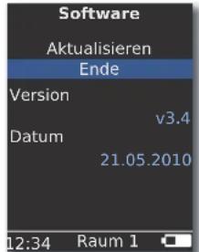 Software Aktualisieren Ende Version v3.4 Datum 21.05.2010 12:34 Raum 1