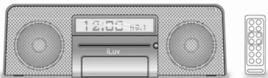 ILUV i199 - Système audio sté reproduction pour votre iPod® - 1