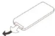DUAL NR 50 DAB - Insertion de la pile de la télécommande - 1