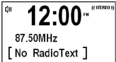 DUAL NR 50 DAB - Réglage d'une station FM - 1