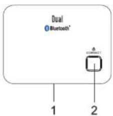 Dual Bluetooth® 1 2