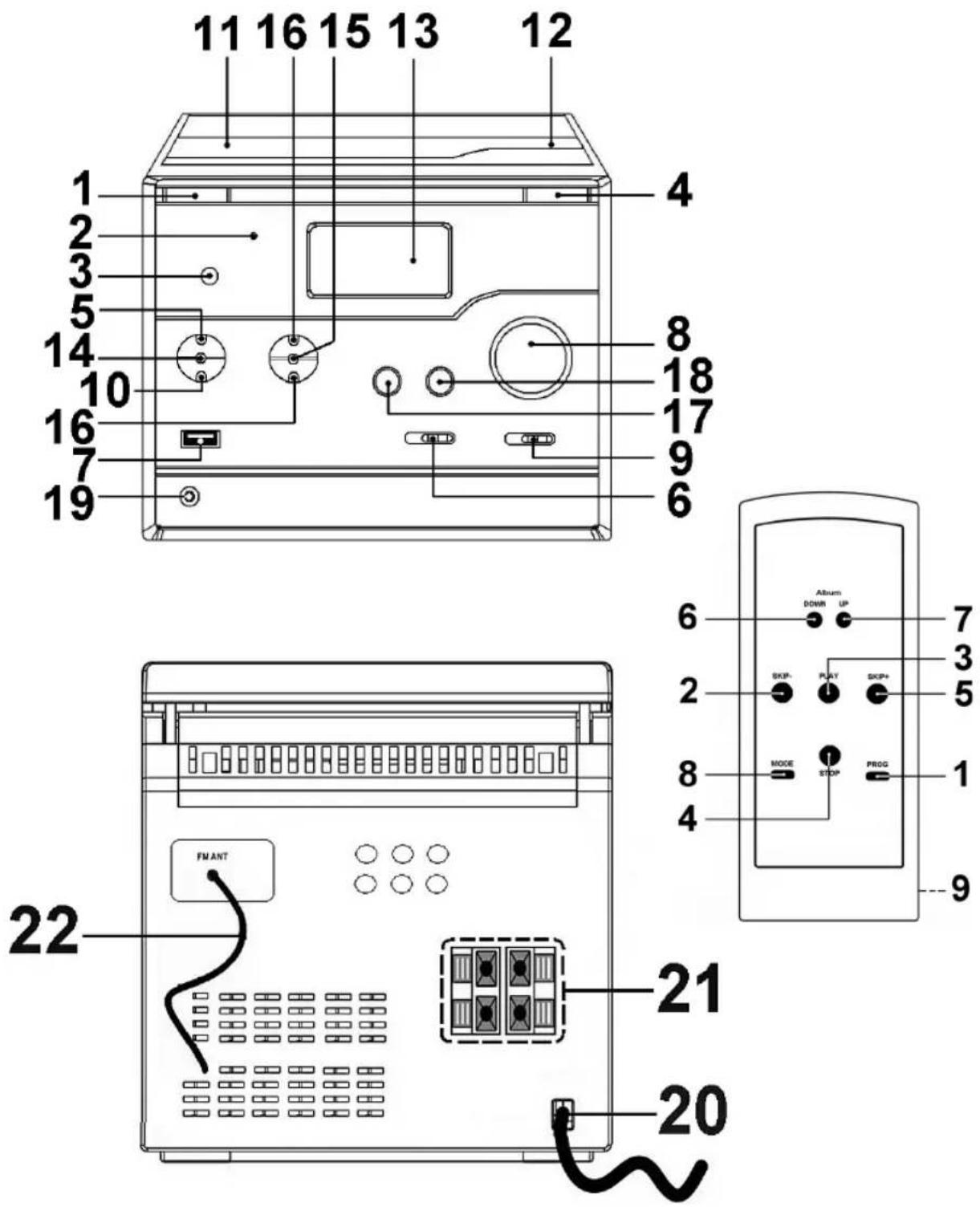 CLATRONIC MC 1029 CDMP3 - 1