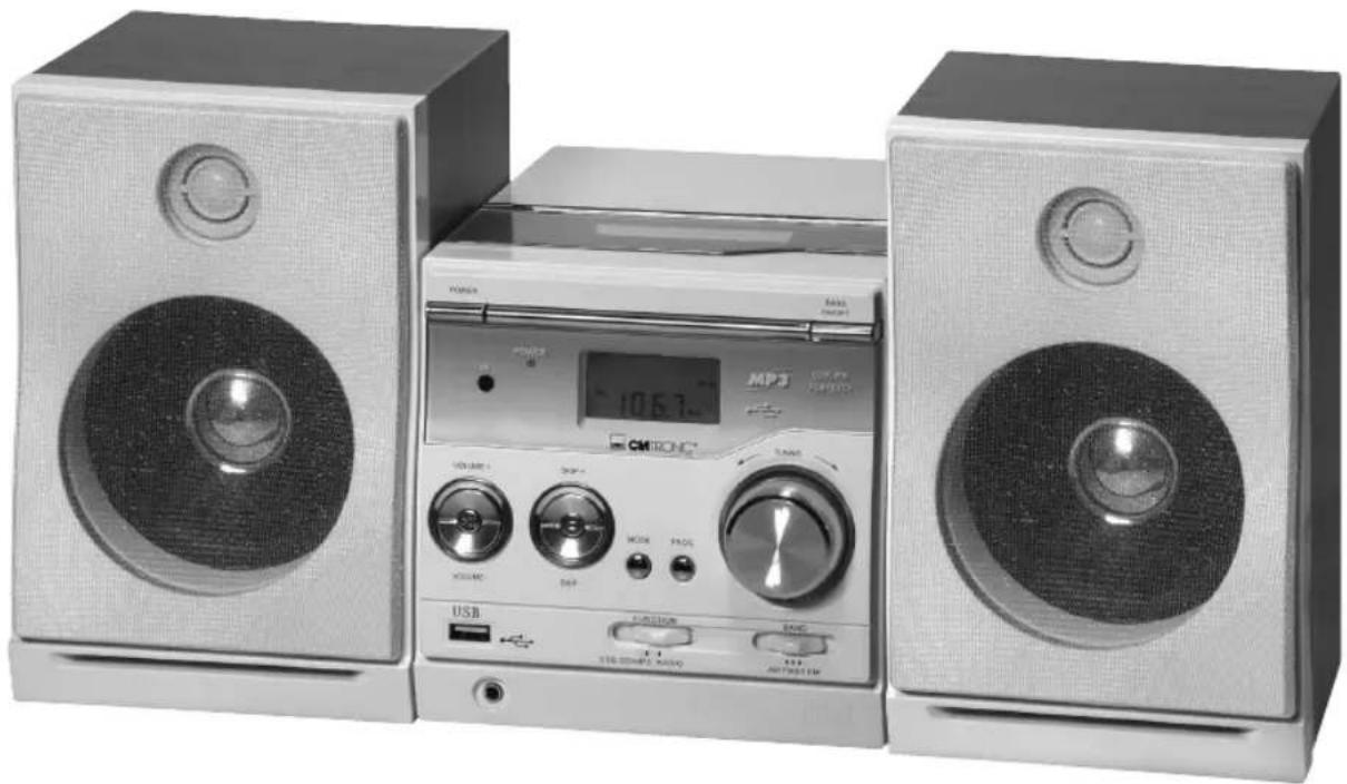 CLATRONIC MC 1029 CDMP3 - Stereo-Music-Center - 1