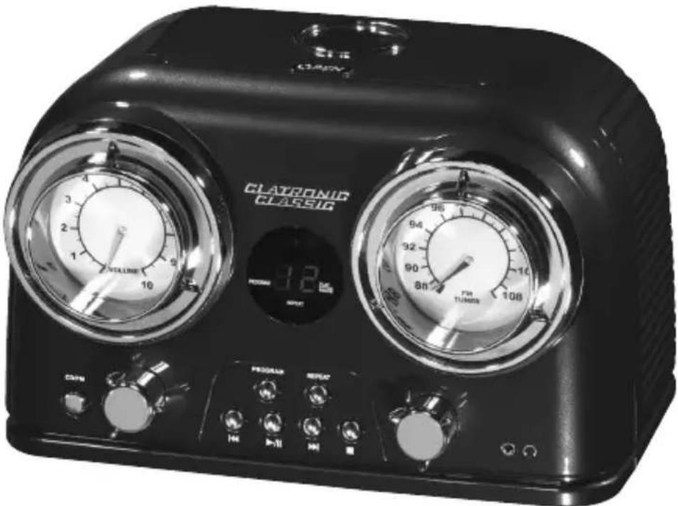CLATRONIC MC 692 CD - Design-Music-Center mit CD - 1
