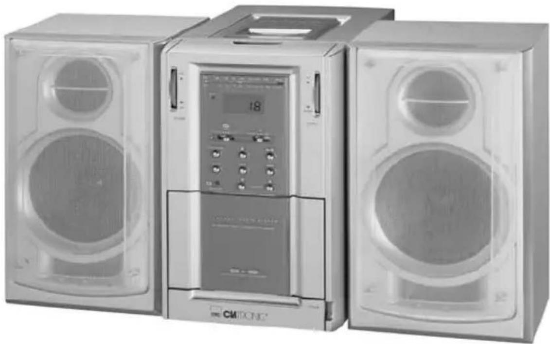 CLATRONIC MC 1024 MP3 - Stereo-Music-Center - 1