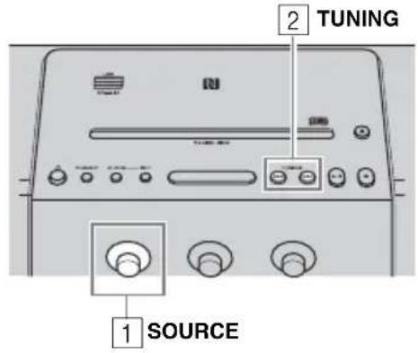 YAMAHA TSXB141 - Syntonisation des stations radio - 1