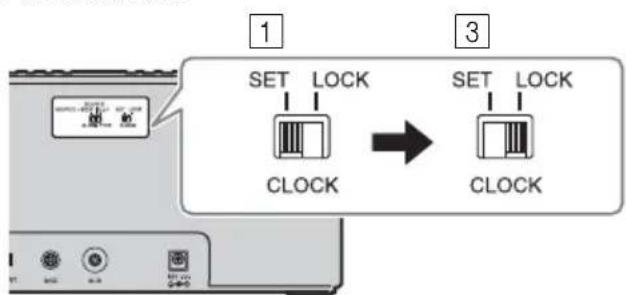 YAMAHA TSXB141 - RéGLAGE DE L'HORLOGE - 1