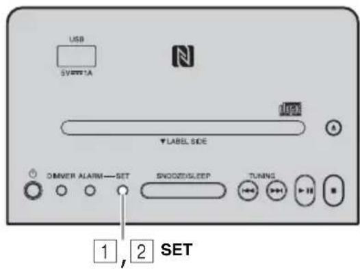 YAMAHA TSXB141 - Programar Weekly Alarm en la unidad - 1