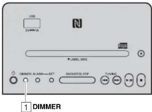 YAMAHA TSXB141 - ADJUSTING BRIGHTNESS OF FRONT PANEL DISPLAY - 1