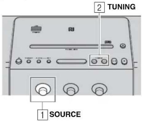 YAMAHA TSXB141 - Tuning radio stations - 1