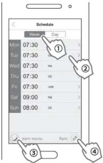 YAMAHA TSXB141 - IntelliAlarm setting screen - 1