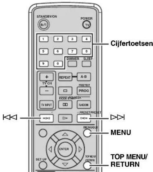 YAMAHA RDXE700 - ■Bedienen van een Video CD PBC menu VCD - 1