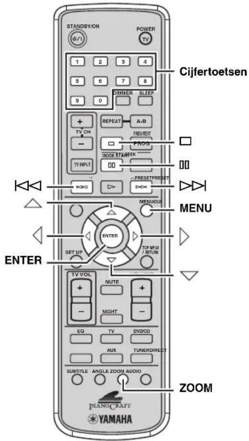STANDBY/ON POWER TV 1 2 3 4 5 6 7 8 9 0 DIMMER SLEEP + REPEAT A-B TV CH FREQ/TEXT PROG - □ MODE STRAWER TV INPUT DD PRESETPRESET → > > > > > > > > > > > > > > > > > > > > > > > > > > > > > > > > > > > > > > > > > > > > > > > > > > > > > > > > > > > > > > > > > > > > > > > > > > > > > > > > > > > > > > > > > > > > > > > > > > > > < img src="boxc2d"> Cijfertoetsen MENU ENTER SET UP TOP NEW / RETURN TV VOL NUTE + - NIGHT - EQ TV DIVOKD AUX TUNERDIRECT SUBTITLE ANGLE ZOOM AUDIO ZOOM PIANO/CRAFT YAMAHA
