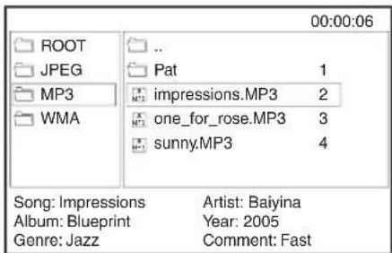 00:00:06 ROOT JPEG MP3 WMA .. Pat 1 impressions.MP3 2 one_for_rose.MP3 3 sunny.MP3 4 Song: Impressions Artist: Baiyina Album: Blueprint Yur: 2005 Genre: Jazz Comment: Fast