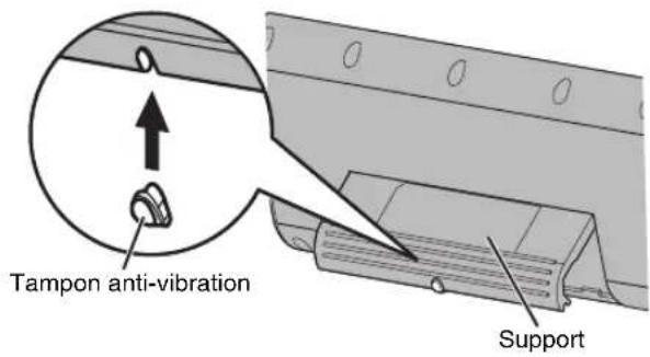YAMAHA NXU10 - A propos du tampon anti-vibration - 1