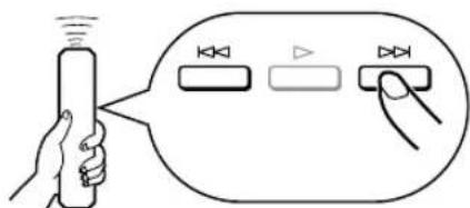 YAMAHA CDX396 - Para hacer al principal de la pista deseada (BUSQUEDA CON SALTO) - 1