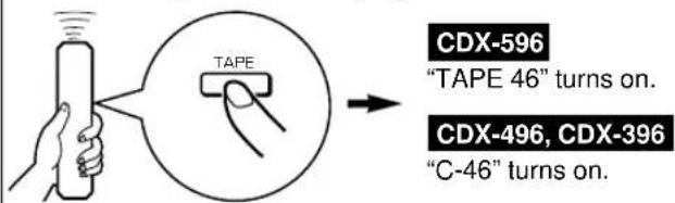 YAMAHA CDX396 - Automatic tape-programming - 5