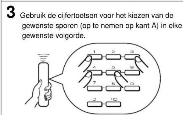 YAMAHA CDX396 - ■ Handbediende programmering voor cassetteband-opname - 4