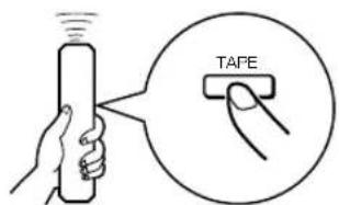 YAMAHA CDX396 - Cuando se termina la seleccion de pista por el bajo A,oprima TAPE. - 1