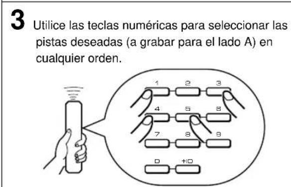 YAMAHA CDX396 - ■ Programación manual para grabar en cinta - 4
