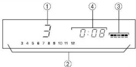 YAMAHA CDX396 - Display information - 2