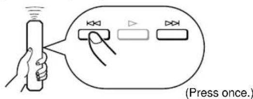 YAMAHA CDX396 - To skip to the beginning of the desired track (SKIP SEARCH) - 2