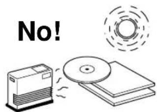 YAMAHA CDX396 - Note su come managgiare i compact disc - 3