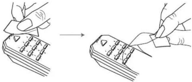 YAMAHA CRXE200 - Retrait du film protecteur - 1