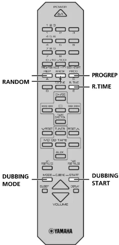 YAMAHA CRXE200 - Programmation d'une cassette - 1