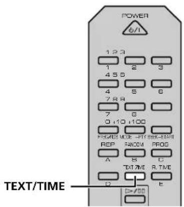 YAMAHA CRXE200 - Affichage du temps et des CD TEXT - 1