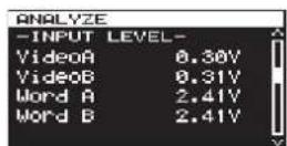 TASCAM CG2000 - INPUT LEVEL - 1